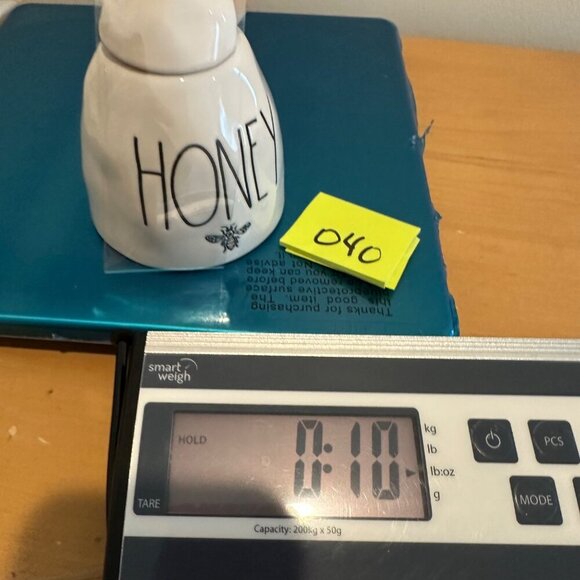 Rae Dunn Honey Jar Lid Dipper Bee Decor Farmhouse Cottagecore 5in Kitchen Tray - Picture 9 of 9